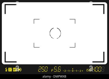 camera viewfinder Stock Vector