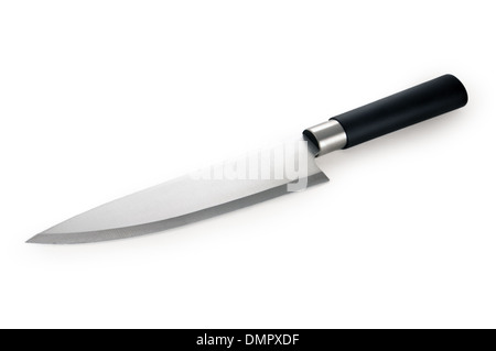 chef's knife isolated on white background Stock Photo