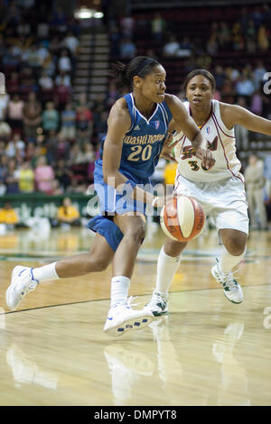 Aug. 25, 2009 - Seattle, Washington, U.S - 25 August 2009: Alana Beard (20) during the Seattle Storm 78-68 victory over the Washington Mystics at Key Arena in Seattle Washington. (Credit Image: © Andrew Fredrickson/Southcreek Global/ZUMApress.com) Stock Photo