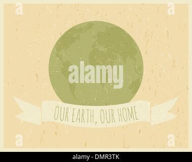 Earth Day Poster Stock Vector