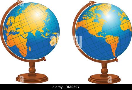 World globe Stock Vector