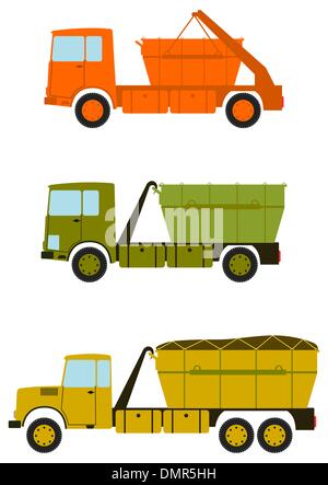 Construction truck. Stock Vector