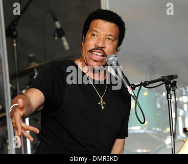 Lionel Richie performing at 1st Annual Boots and Hearts Music Festival at Canadian Tire Motorsport Park Bowmanville Canada - Stock Photo