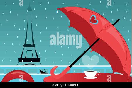 Cafe de Paris Stock Vector