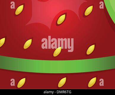 strawberry background texture Stock Vector