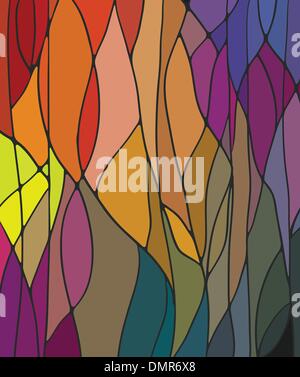 Stained Glass Window Stock Vector