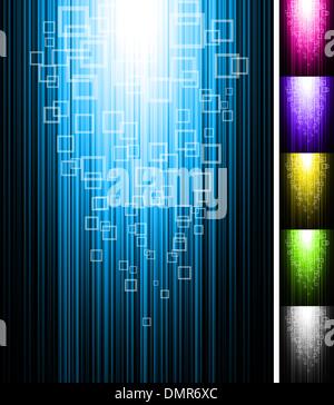 Line shine vertical background Stock Vector