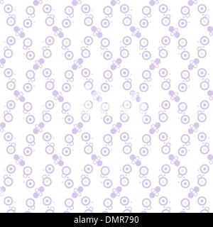 Beautiful seamless vector purple polka dots pattern on black background ...
