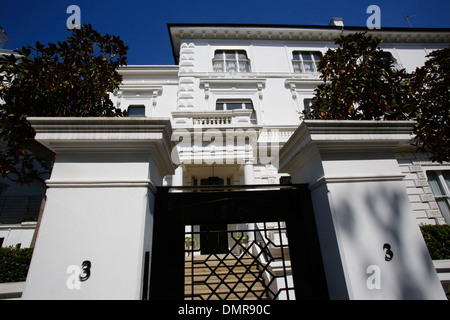 The Boltons Street in South Kensington Chelsea London Stock Photo