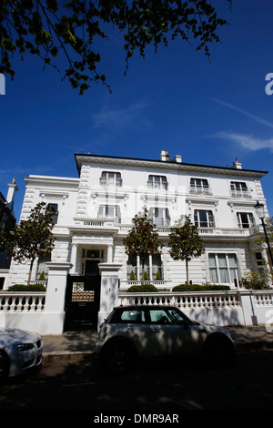 The Boltons Street in South Kensington Chelsea London Stock Photo