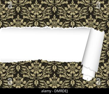 Damask seamless vector pattern Stock Vector