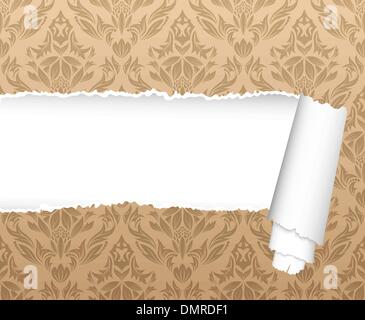 Damask seamless vector pattern Stock Vector