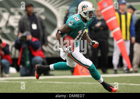 Miami Dolphins #19 Wide Receiver Ted Ginn Jr. The Miami Dolphins defeated  the New York Jets 30-25 at Giants Stadium Rutherford, NJ. (Credit Image: ©  Anthony Gruppuso/Southcreek Global/ZUMApress.com Stock Photo - Alamy