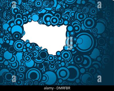 Background made from circles Stock Vector