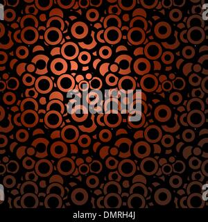 Red background made from circles Stock Vector
