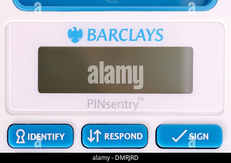 Barclays Pinsentry card reader device Stock Photo