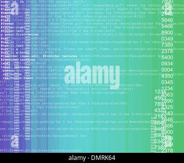Blue and green technology background Stock Vector