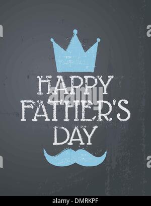 happy fathers day card with king crown Stock Vector Image & Art - Alamy