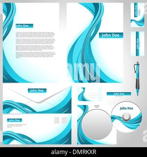 Business templates. Corporate style Stock Vector