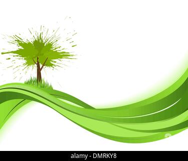 Natare background. Eco concept Stock Vector