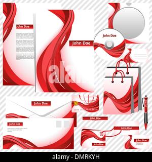 Business templates. Corporate style Stock Vector