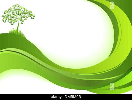 Natare background. Eco concept Stock Vector