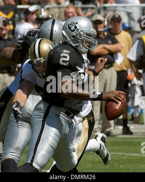 Oakland, California, USA. 29th Aug, 2009. Oakland Raiders