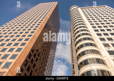 Skyscrapers in the financial district,San Francisco,California,USA Stock Photo