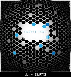 background made from hexagons Stock Vector