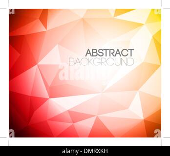 Colorful folded paper background Stock Vector