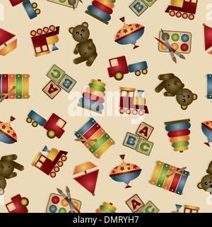 toy pattern Stock Vector