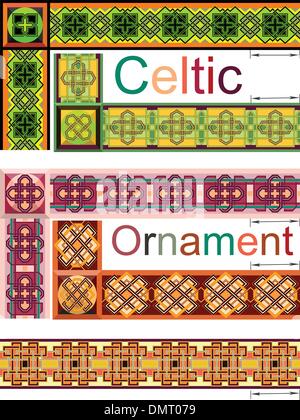 Elements of design in Celtic Stock Vector