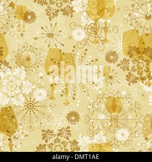 Seamless soft christmas pattern Stock Vector