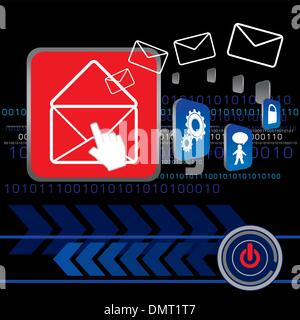 Send E-mail Stock Vector