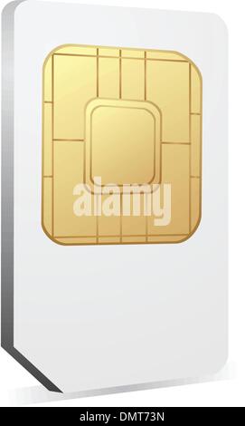 Sim card icon Stock Vector