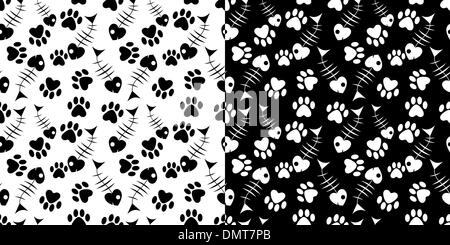 set of seamless pattern Stock Vector