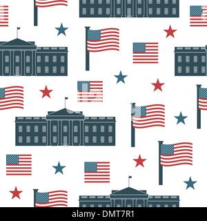 usa pattern Stock Vector