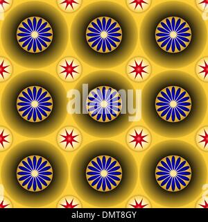 Golden seamless pattern Stock Vector