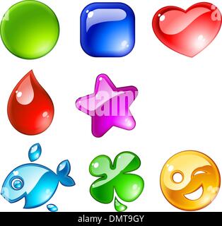 Icons set Stock Vector
