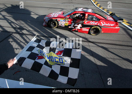 Nascar Driver Tony Stewart Gets In His Car Before Practice At Homestead 