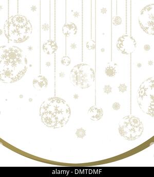 Christmas elegant beige background. EPS 8 Stock Vector