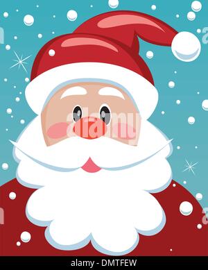 Santa beard cartoon Stock Vector Image & Art - Alamy