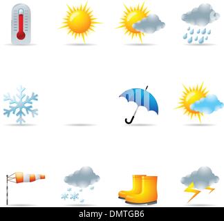 Web Icons - Weather Stock Vector