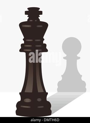 Premium Vector  Realistic chess piece 3d pawn on a black and