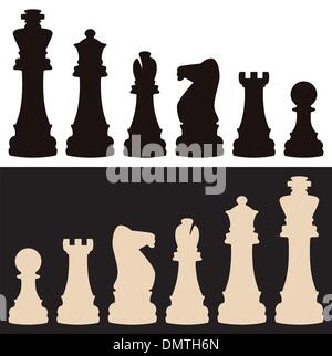 vector chess pieces Stock Vector