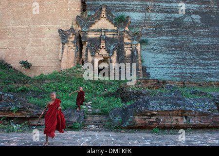 The unfinished pagoda of Mingun, near Mandalay Stock Photo