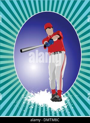 Baseball poster with a baseball ball - Vector Stock Vector Image & Art ...