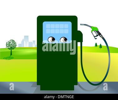 Petrol Stations Stock Vector