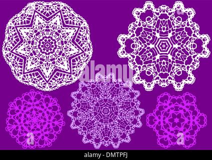 lace pattern, vector Stock Vector