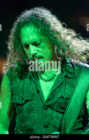 15 October 2009:  Metallica lead guitarist Kirk Hammett performs onstage during the Metallica World Magnetic Tour at the Quicken Loans Arena in Cleveland, Ohio. (Credit Image: © Frank Jansky/Southcreek Global/ZUMApress.com) Stock Photo